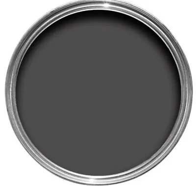 ⭐️dark Grey 1 Litre Smooth Masonry Paint ⭐️unbranded Tin - 1 Coat • £10.99