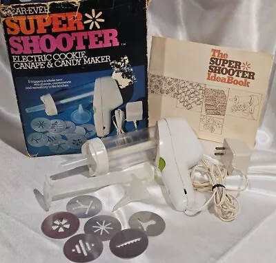 Vintage Wear Ever Super Shooter Electric Cookie Canape Candy Maker 70001 VGd EUC • $21.99