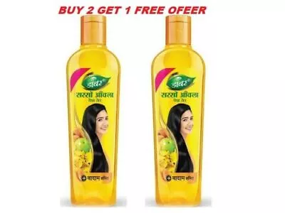 DABUR SARSO AMLA HAIR OIL NON STICKY MUSTARD HAIR FALL DAMAGE REPAIR 80ml • $8.46