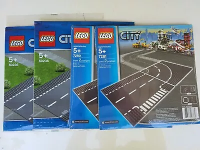 LEGO City Road Plates (7280) (7281) (60236) X 2 New Sealed! • $41