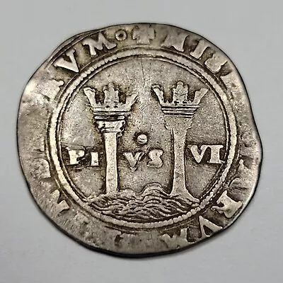 1535-1556 Mexico Cob 1 Real Carlos & Joanna Silver Type Coin Nice *F790 • $235