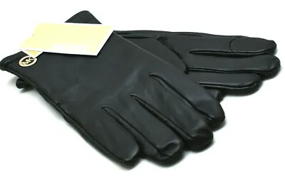 Michael Kors Women's Leather Gloves Black Size Medium New! NWT  • $49.99