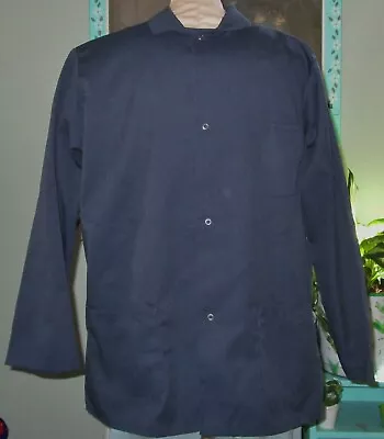 Best Medical Unisex Staff Lab Jacket Coat 3 Pocket 29  Length Size L & XL Navy • $15.99