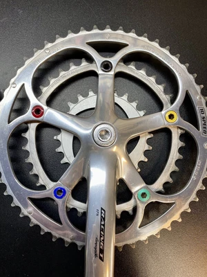 $109.95 • Buy Vintage 3x9 Campagnolo Racing T Crankset 175mm / Custom :) 