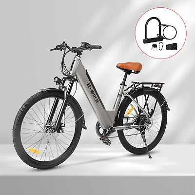 750W Ebike 26  Electric Bike Bicycle 36V 25Mph CommuterTire Mountain Bikes • $532.99