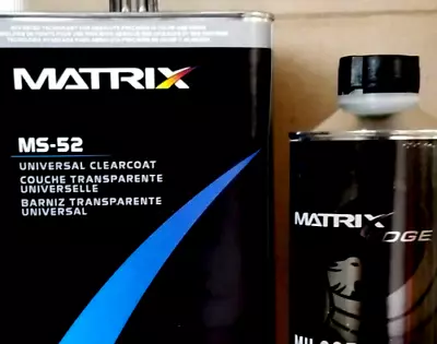 MATRIX MS-52 UNIVERSAL CLEARCOAT KIT With FAST HARDENER MH-43 Quart • $149