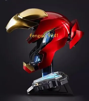 IRON MAN MK50 1:1 Helmet Voice-controlled Transform Wearable Mask Golden Ver. • $192.70