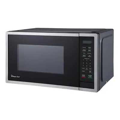 Magic Chef Microwave 0.9-Cu-Ft 900W Countertop Stainless Steel • $84.79