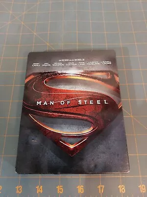 Man Of Steel Blu-ray Dvd SteelBook NO DIGITAL COPY • $13