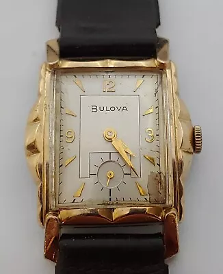 Vintage 1950s Bulova Manual Wind Men's Watch • $199