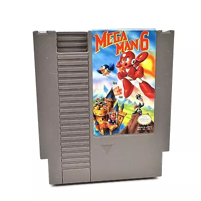 Mega Man 6 NES (Nintendo NES 1994) [Cart Only] Tested Authentic Works • $55