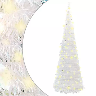 Artificial Christmas Tree -up 200 LEDs White 210  H9P5 • $168.60