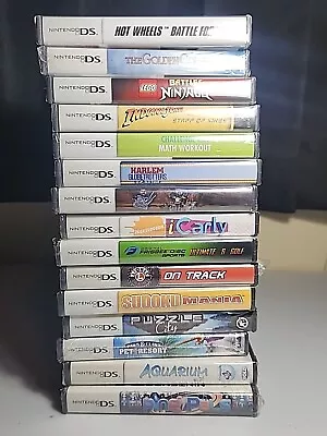 Nintendo DS Lot Sealed New Lot Of 15. Family Kids Lot Read • $100