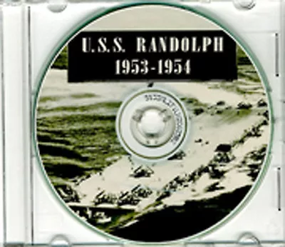 USS Randolph CVA 15 CRUISE BOOK 1953 1954 CD  RARE Navy • $53.95