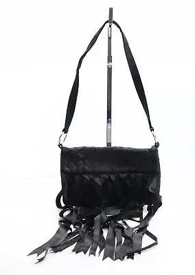 Warehouse Womens Black Polyester Shoulder Bag Size Mini • £5