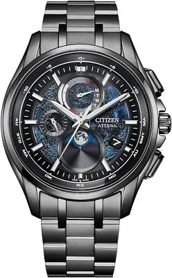 CITIZEN WATCH ATTESA BY1008-67L Moon Phase Direct Flight HAKUTO-R Japan • $897.59