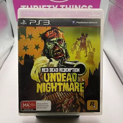 🇦🇺 Red Dead Redemption Undead Nightmare PS3 Game PlayStation 3 With Manual • $14.29