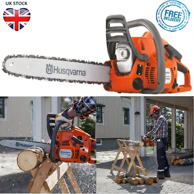 £179.99 • Buy Husqvarna 120ii Petrol Chainsaw Tree Surgery Prune Cutter 2 Stroke 14  120 236