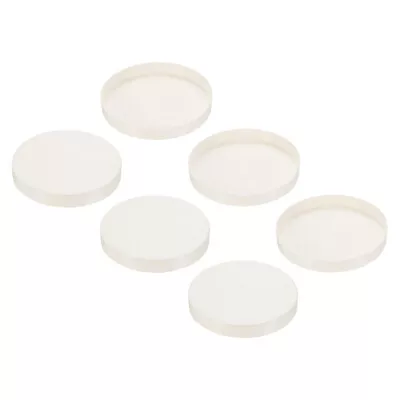 110mm ID Pipe End Caps 6 Pack Round Tubing Insert Pipe Cover White • £11.39