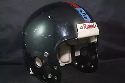 Vtg 2002 Riddell VSR4 Medium Good Used Worn Black Football Helmet  3738 • $79.99