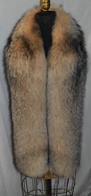 $359 • Buy  Real Crystal Fox Fur Scarf Boa Wrap Stole Fling New Made In The USA