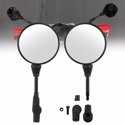 Foldable M8 M10 Rearview Mirrors For KAWASAKI KLX 150L 250/S/SF 300 300SM KLR650 • $43.19