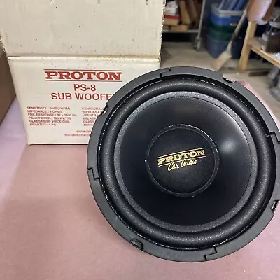 Proton PS-8 Sub-Woofer Speaker For Car Audio Systems 8 Inch • $39.99