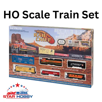 Bachmann 00706 HO Scale Train Set Rail Chief NEW • $318.47