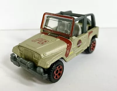 MATCHBOX Jurassic Park World ‘93 Jeep Wrangler 2017 Mattel JP18 18 4x4 • £5.45