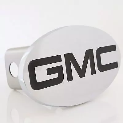 GMC Oval Logo Trailer Hitch Cover Plug (Chrome) • $63.95