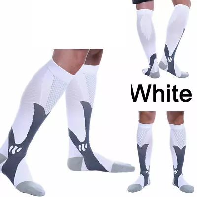 3 Pairs Compression Socks 20-30mmHg Support Miracle Calf Leg Sport Men Women XXL • $13.85