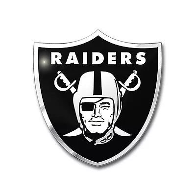 New NFL Oakland Raiders 3D Aluminum Color Car Truck Auto Emblem Sticker Decal • $9.87