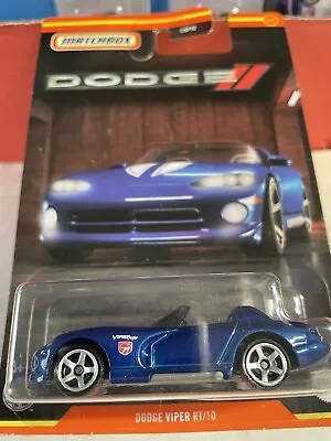 2022 Matchbox Blue/White Dodge Viper RT/10-1:64 Scale Diecast Car! • $1.75