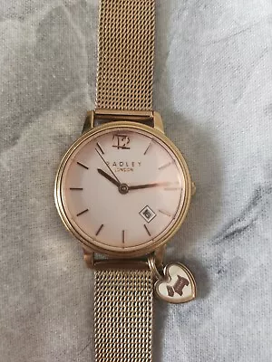 Radley Rose Gold Mesh Watch No Box. Needs A New Battery • £5