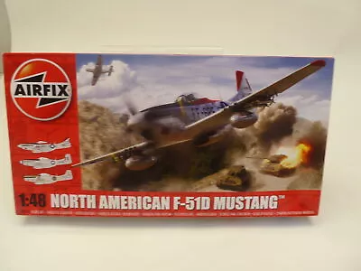 Airfix 1.48 North American F-51D Mustang Model Aircraft Kit • £9.99
