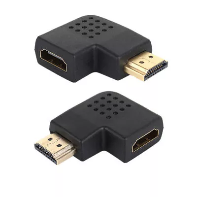 90 Degree Left Right Angle Male To Female Adapter Cable Connector HDMI HDTV • $1.69