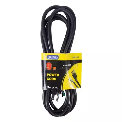 9 Ft. 16/3 SJTW 3-Wire Appliance/Power Tool Cord • $10.55