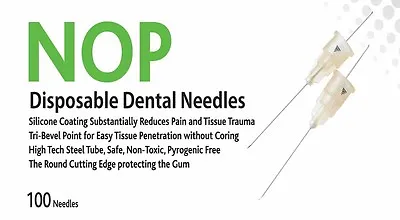 NOP - Disposable Dental Needles 30G/Long (0.3X25mm) - NOP30L • $9.95