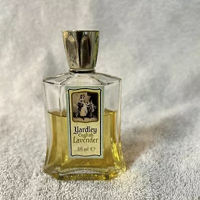 Vintage Yardley English Lavender Perfume Splash 59 Ml 2 Fl Oz - 70% Full • $15
