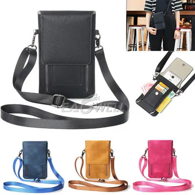 Mini Cross-body Mobile Phone Shoulder Bag Pouch Case Belt Handbag Purse Wallet  • $12.72