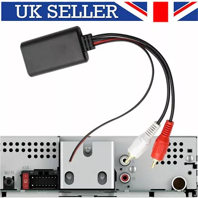 Play Wireless Music Bluetooth Receiver Receiver Module 2 RCA Cable AUX Receiver • £6.57