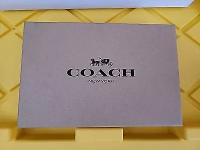 Coach Compact ID Wallet Gift Set Brown Box Only Holiday Birthday Occasion  • $18.99
