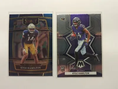 2022 Kyle Hamilton 2 Card Rookie LOT RC🏈RAVENS Mosaic Select • $1.75