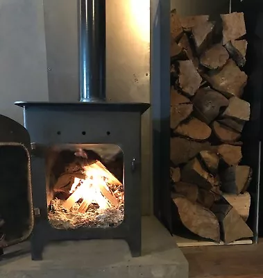 Woodburning Stove Shed Wood Burning Stove Log Burner Fireplace Multi Fuel Heat • £395