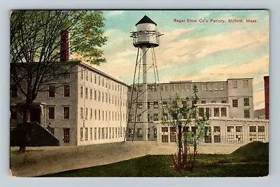 Milford MA Regal Shoe's Co. Factory Massachusetts C1909 Vintage Postcard • $7.99