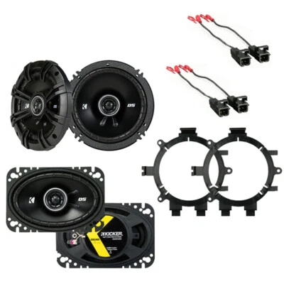 $129.98 • Buy Fit Chevy CK Pickup 1995-2000 Factory Speaker Upgrade Kicker DSC5 DSC46 Package