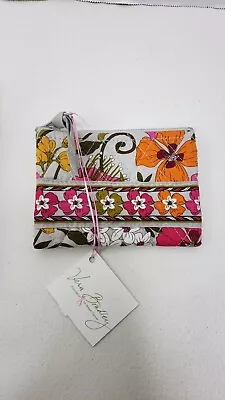 NWT Retired Vera Bradley TEA GARDEN Euro Wallet Zipper Closure FREE SHIPPING! • $14.44