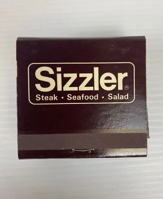 Sizzler Steak Seafood Salad Matches Match Box Vintage Rare Collectable • $21.25