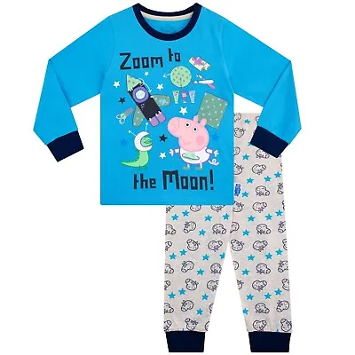 £15.99 • Buy George Pig & Dino Pyjamas Baby Kids Boys 18 24 Months 2 3 4 5 6 7 8 Years PJs