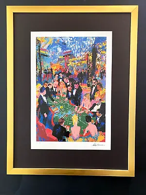 LeRoy Neiman   Casino   Signed Pop Art Mounted And Framed In A New 11x14 • $129